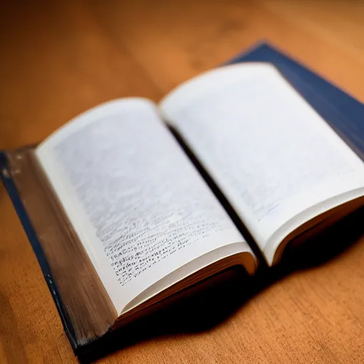 Prompt: award winning photography of the heartbeat of a book, 40mm lens, shallow depth of field, split lighting