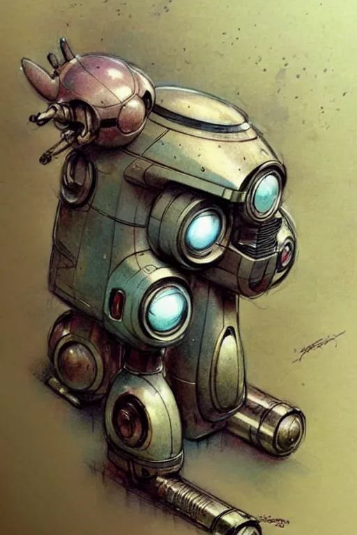 Image similar to ( ( ( ( ( 1 9 5 0 retro future robot pet. muted colors. ) ) ) ) ) by jean - baptiste monge!!!!!!!!!!!!!!!!!!!!!!!!!!!!!!