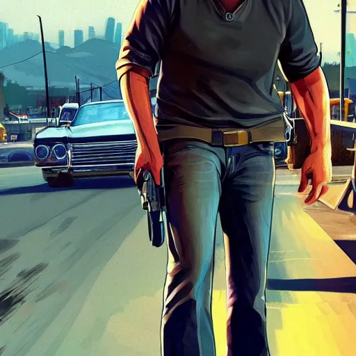 gta v michael artwork