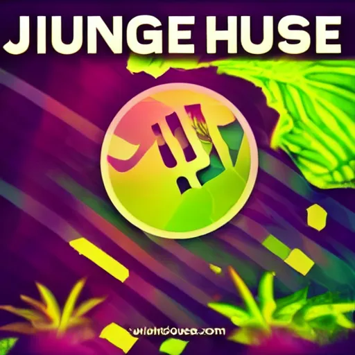 Image similar to jungle house music studio rain high quality
