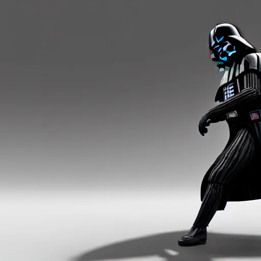 Prompt: Darth Vader slips on a banana peel, unreal engine, artstation