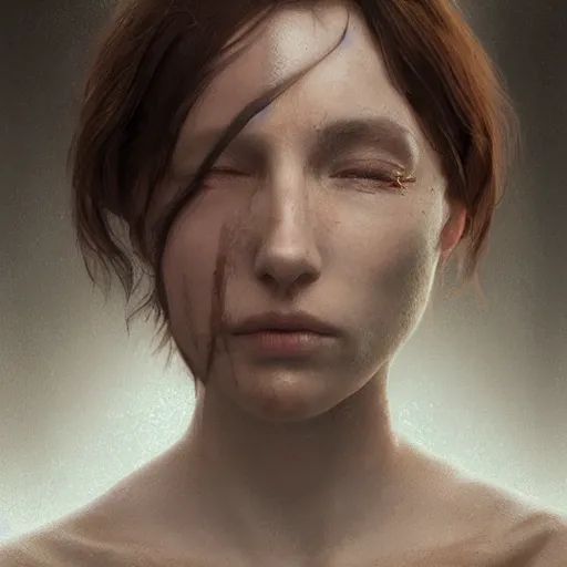 Image similar to a white and a brown woman merging together over time by greg rutkowski, hyperrealist, cinema 4 d, sicodelica, rendering unreal engine 5 digital art