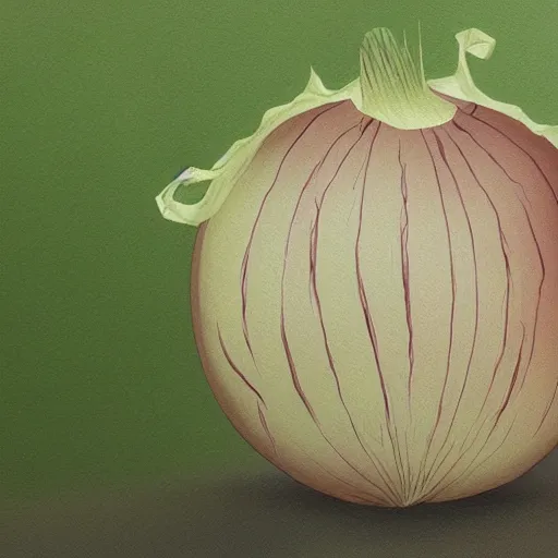 Prompt: onion crying tears art, high detail, 2d