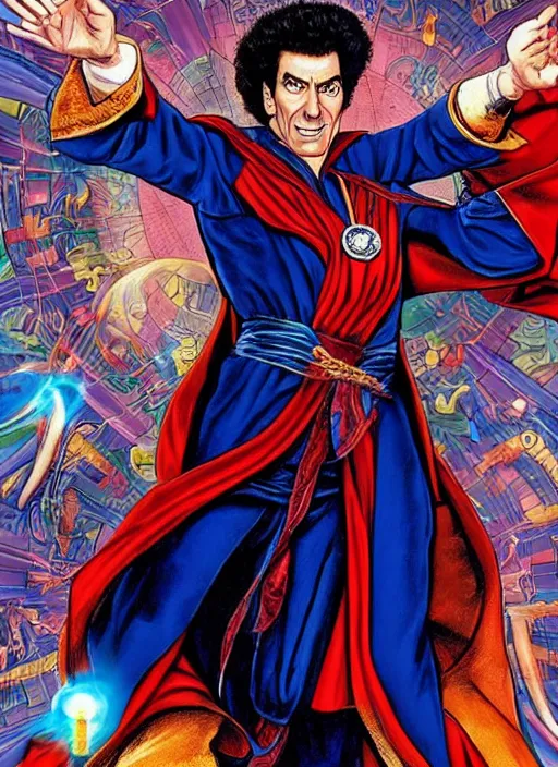 Image similar to Cosmo Kramer as Dr. Strange