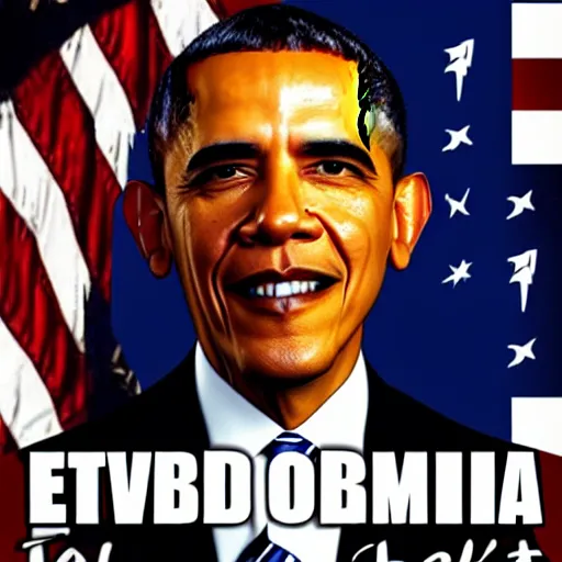 Image similar to evil obama