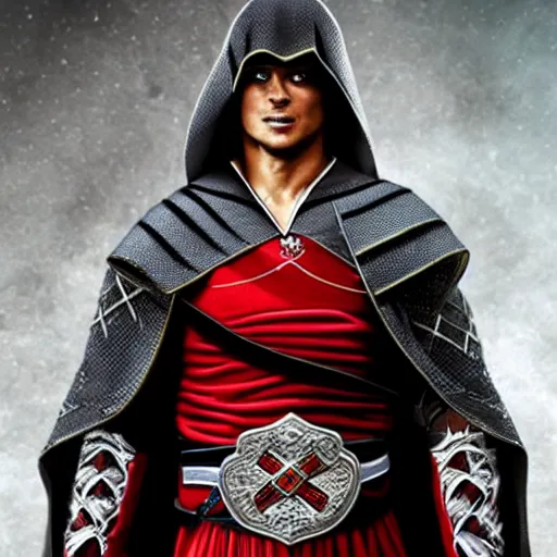 Prompt: christiano ronaldo as ezio auditore, detailed