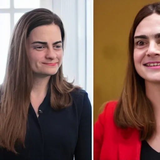 Image similar to female ben shapiro