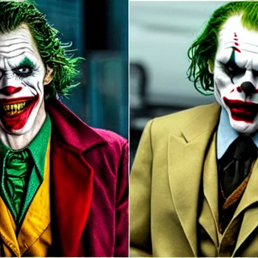 Image similar to William Dafoe as The Joker