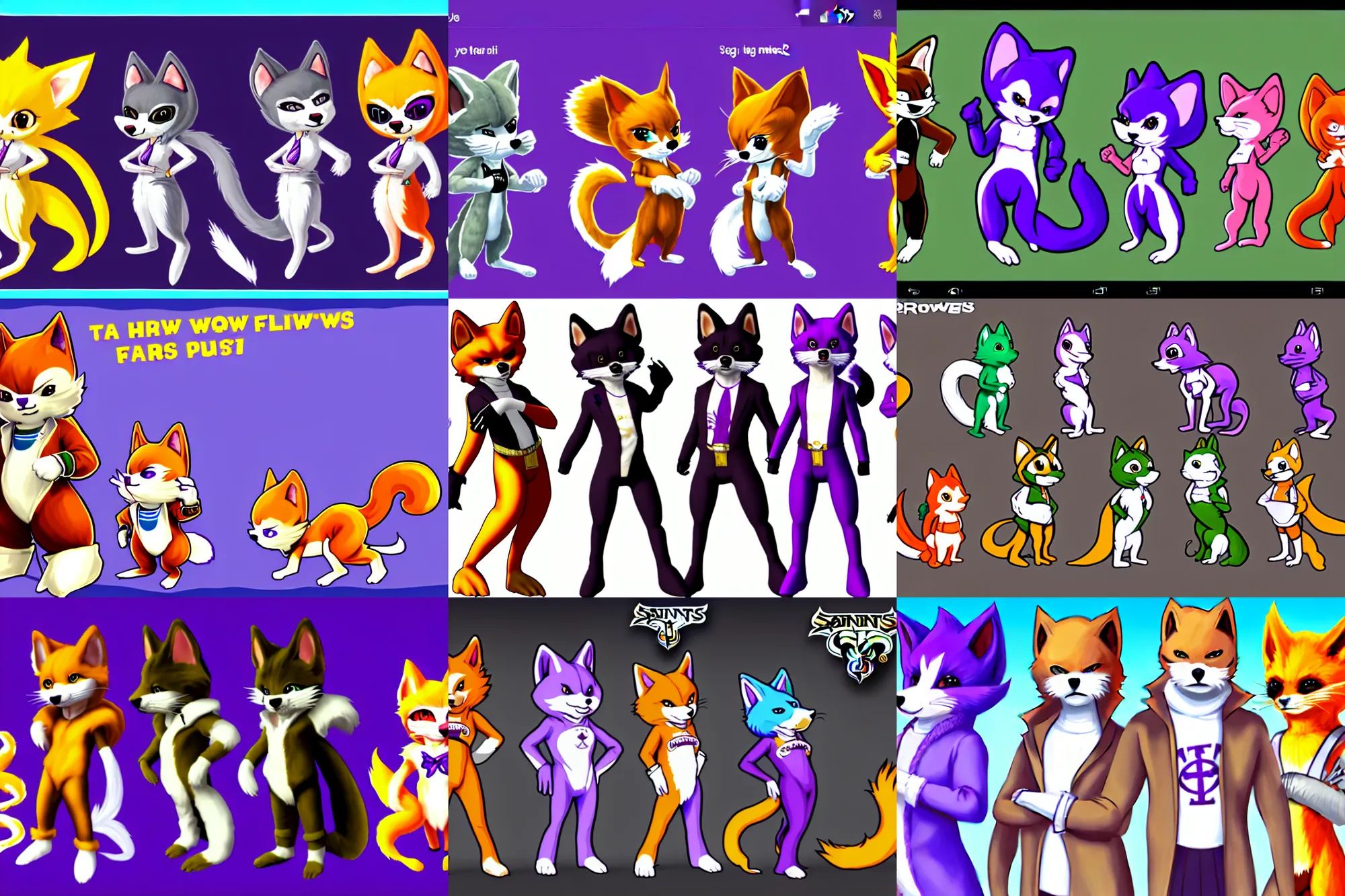 Prompt: screenshot, saints row, tails worn, furries wearing tails ( fursuiters + tails ), pulling from : how to draw a tail