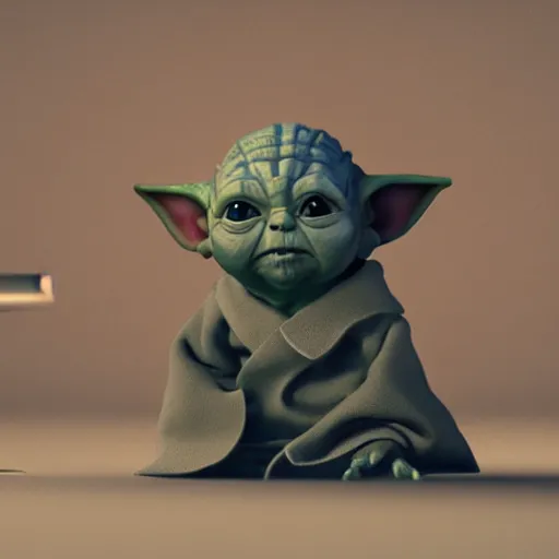 Image similar to walter white as baby yoda, award winning, trending on artstation, unreal engine