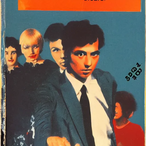 Prompt: book cover 1984