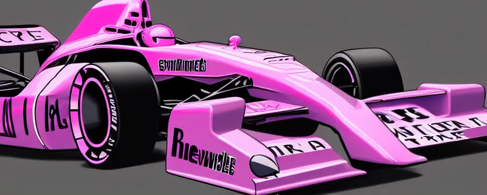 Image similar to synthwave formula one car