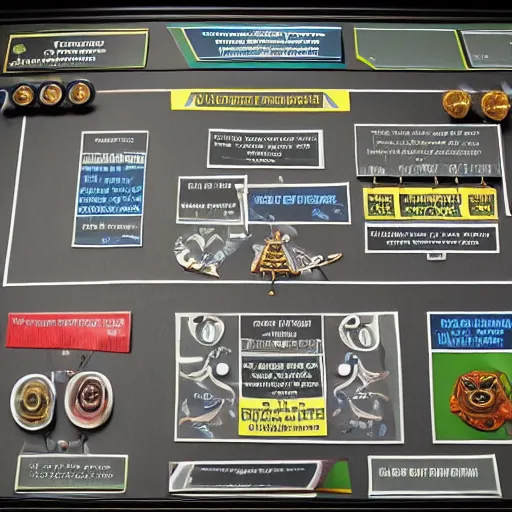Prompt: highly detailed alien conspiracy board about humans