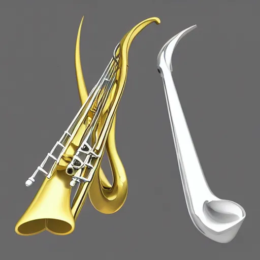 Prompt: 3D Model Trombone High Quality