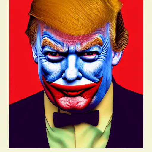 Prompt: Donald Trump is The Joker, hyperdetailed, artstation, cgsociety, 8k