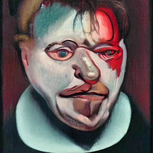 Image similar to portraits by francis bacon