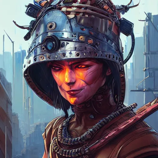 Image similar to cyberpunk viking helmet mask warrior goddess robot ninja fantasy, art gta 5 cover, official fanart behance hd artstation by jesper ejsing, by rhads, makoto shinkai and lois van baarle, ilya kuvshinov, ossdraws