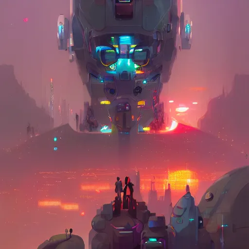 Image similar to crowded place, people, cyberpunk, bionics, augments, lights, cables, colorful, vivid, imposing, epic, digital painting, artstation, concept art, by peter mohrbacher and wlop and rhads,