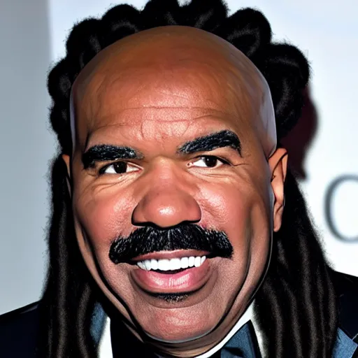 Prompt: steve harvey will dreadlocks