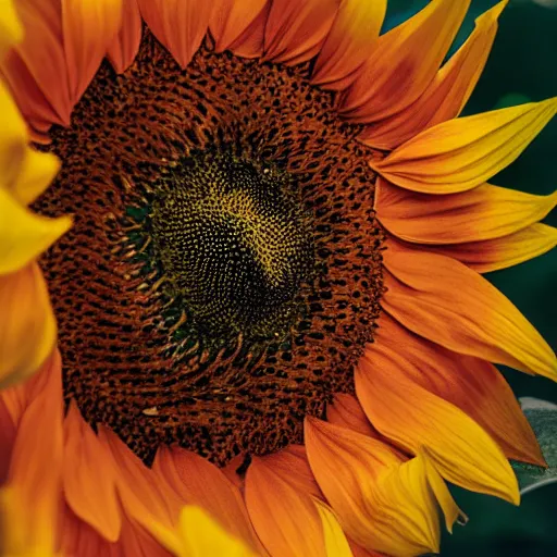 Prompt: sunflower with an open human mouth and white teeth