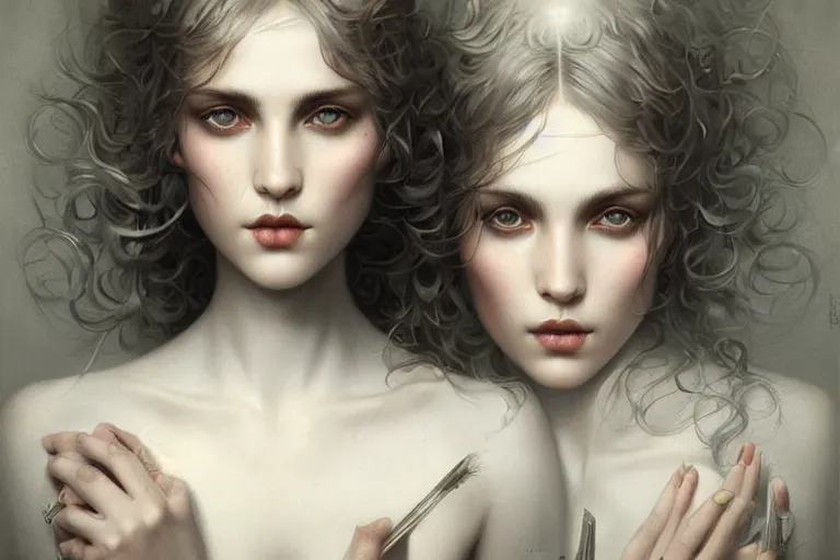 Image similar to a beatiful pattern on a white background, highly detailed, expressive, beautiful symmetric, perfect proportions, award winning, by Tom Bagshaw