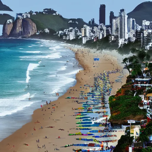 Prompt: praia de ipanema, photorealistic, 8 k