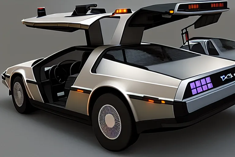 Image similar to delorean in half life alyx