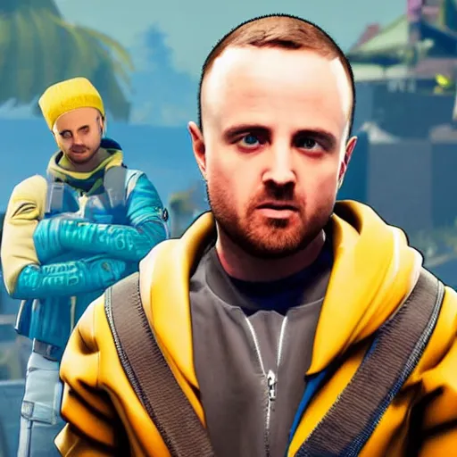 Image similar to jesse pinkman in fortnite