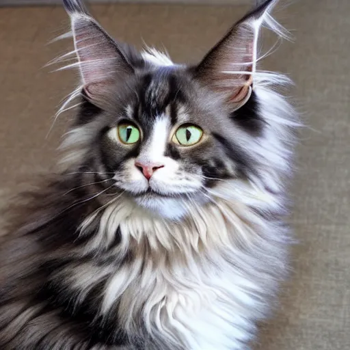 Image similar to maine coon balinese hybrid