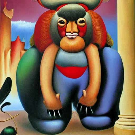 Image similar to colombian devil by botero