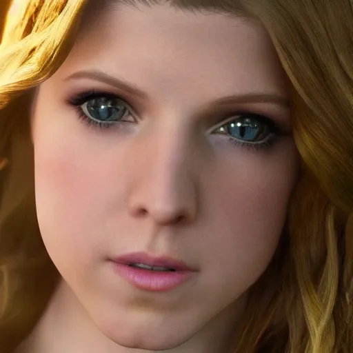 Image similar to anna kendrick as a beautiful fairy, 8 k resolution hyperdetailed photo realistic, extremely high quality and life like