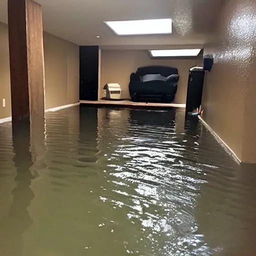 Image similar to flooded basement,