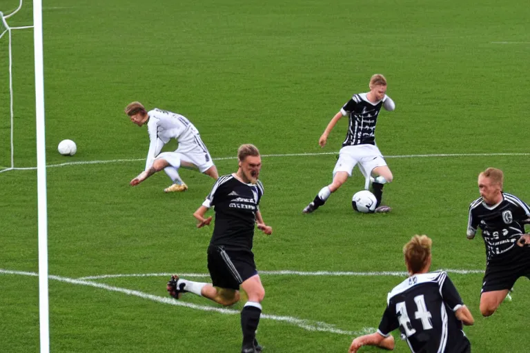 Prompt: Skellefteå AIK playing