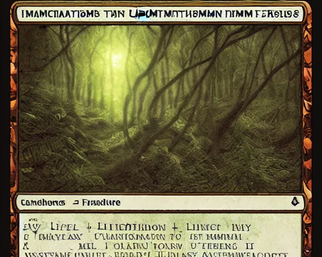 Prompt: incantation at the liminal forest