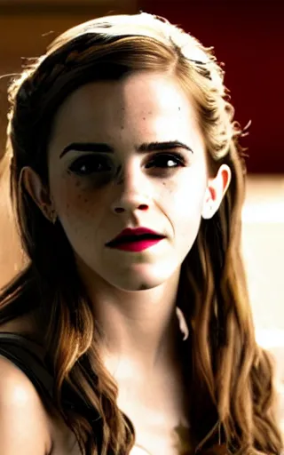 Prompt: Emma Watson as Captain America