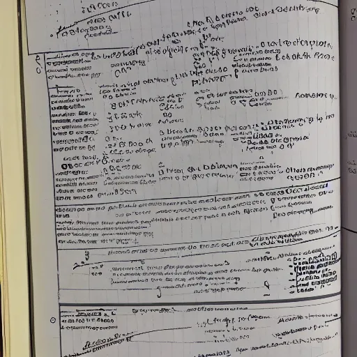 Image similar to photo of an open math textbook from the 9 0 s with scribbles on the side