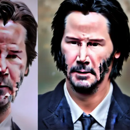 Image similar to Keanu reeves as eleventh doctor who