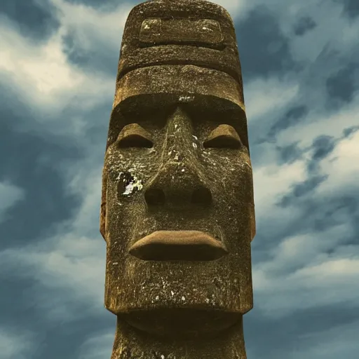 Prompt: Moai statue gta cover art, no text, 4k, 8k