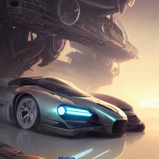 Image similar to Ultra realistic illustration of Futuristic Race Car cyberpunk, sci-fi, fantasy, intricate, elegant, highly detailed, digital painting, artstation, concept art, smooth, sharp focus, illustration, dramatic lighting, art by artgerm and greg rutkowski and alphonse mucha