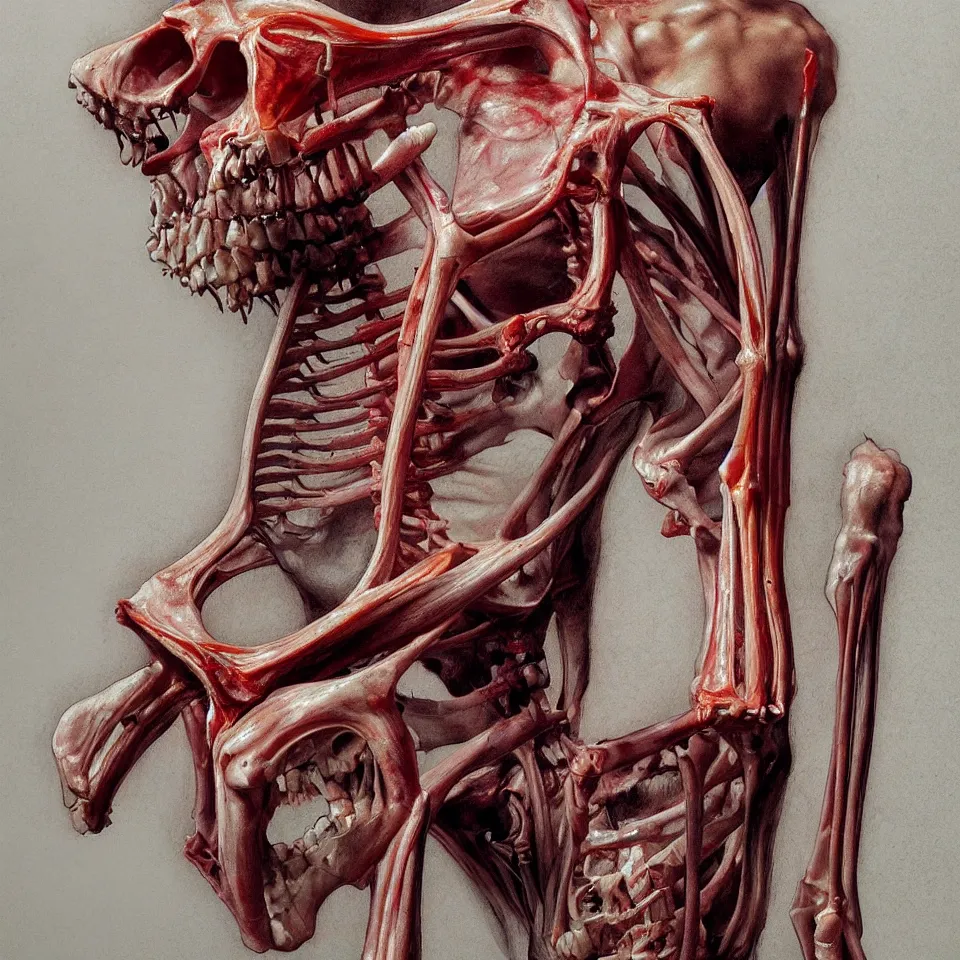 Image similar to bright realistic anorexic man ribs boney puking, appartment, rotten flesh, diffuse lighting, fantasy, intricate, elegant, highly detailed, lifelike, photorealistic, digital painting, artstation, illustration, concept art, smooth, sharp focus, art by francis bacon and jenny saville