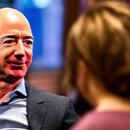 Image similar to jeff bezos in eastenders sitting at the bar
