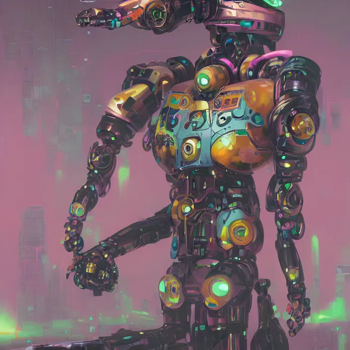 Image similar to Y2K Kaybug hyperpop glitchcore mecha, robot character design, by Klimt Murakami dan Mumford and Peter Mohrbacher, artstation cgsociety