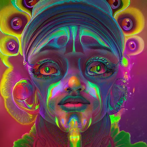 Image similar to third - eye visions, psychedelic art, artist interpretation, psychedelic interpretation, hallucinatory art, cgsociety contest winner, artstation hd, 4 k