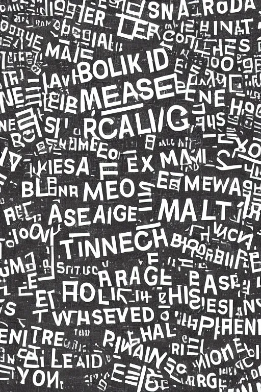 Prompt: was it all a dream, the ai is learning to learn. to see words. but never pictures. it sees pixels. humans make it an image. there is no image. nothing is real. roll. roll. roll. again.