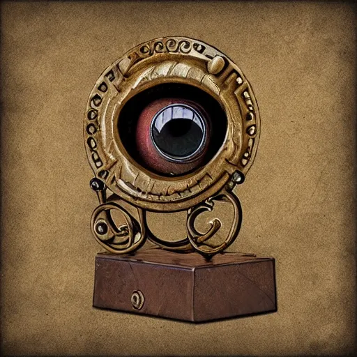 Image similar to golden dungeons and dragons beholder