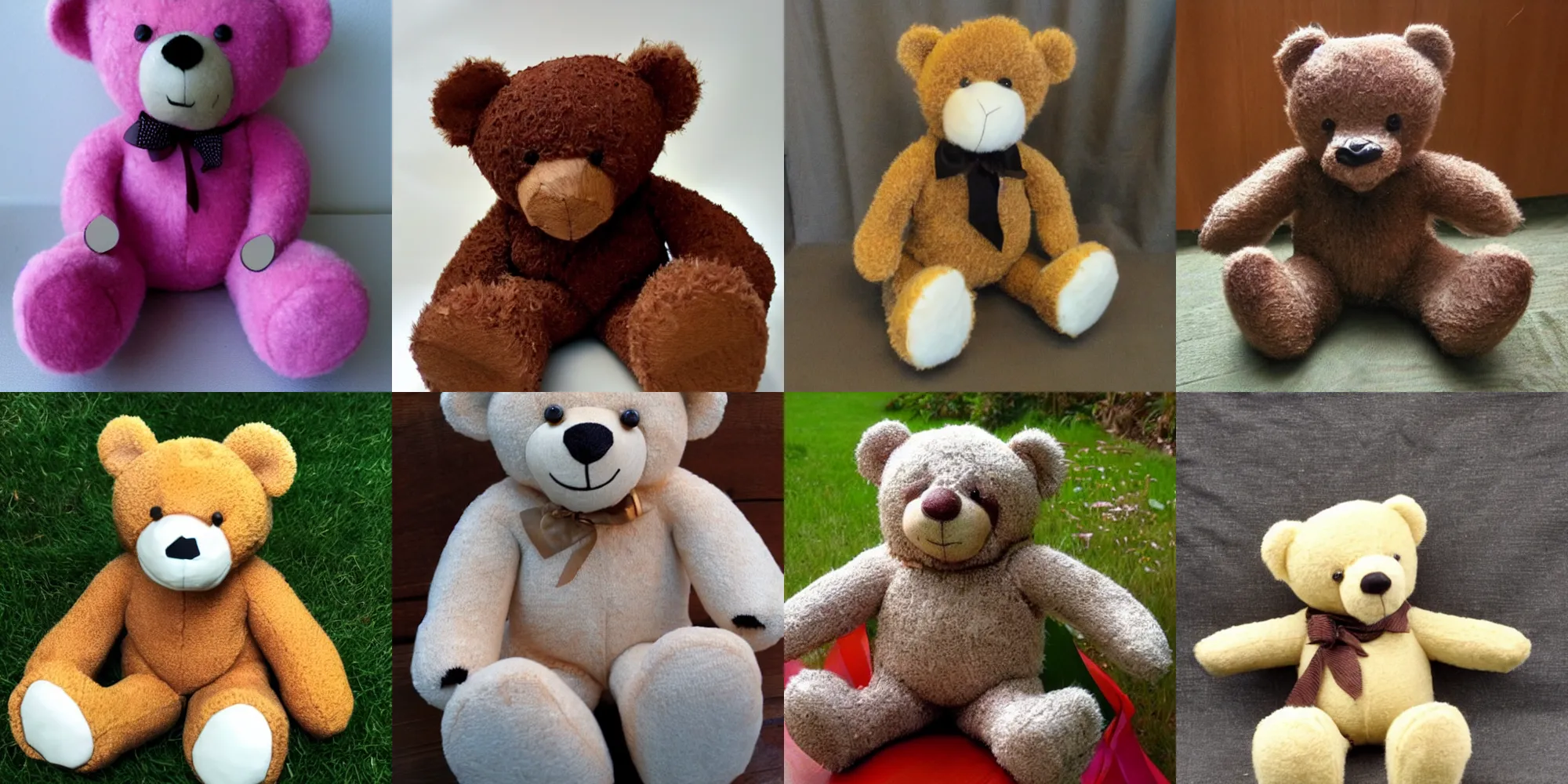 Prompt: teddy bear made from niddles