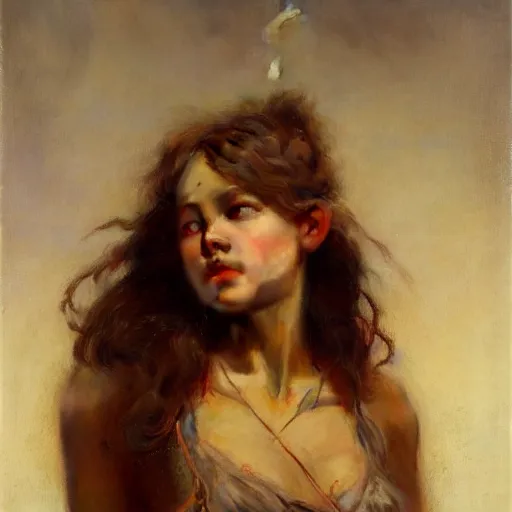 Image similar to a full body portrait of a good - lookiung girl,, high detail, cleary see face, by gaston bussiere, bayard wu, greg rutkowski, odd nerdrum, maxim verehin, dan dos santos, masterpiece, sharp focus, cinematic lightning - h 8 6 8