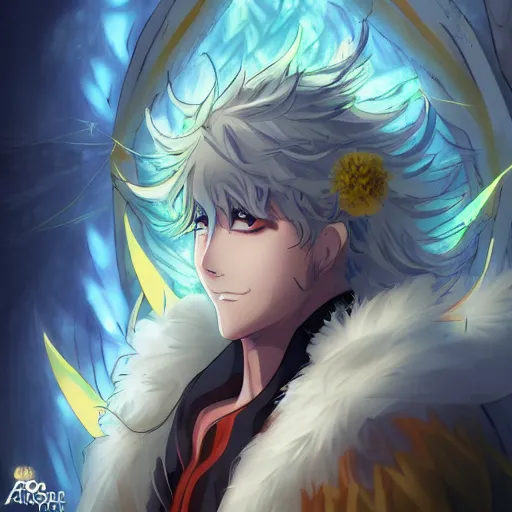 Image similar to portrait of oberon the king of faeries, anime fantasy illustration by tomoyuki yamasaki, kyoto studio, madhouse, ufotable, comixwave films, trending on artstation