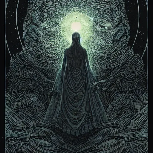 Image similar to astral projection by gustave dore and dan mumford, artstation, 4 k, intricate