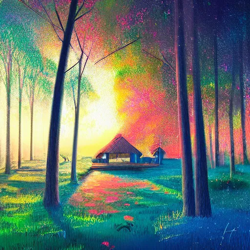 Prompt: paradise with you, Alena Aenami